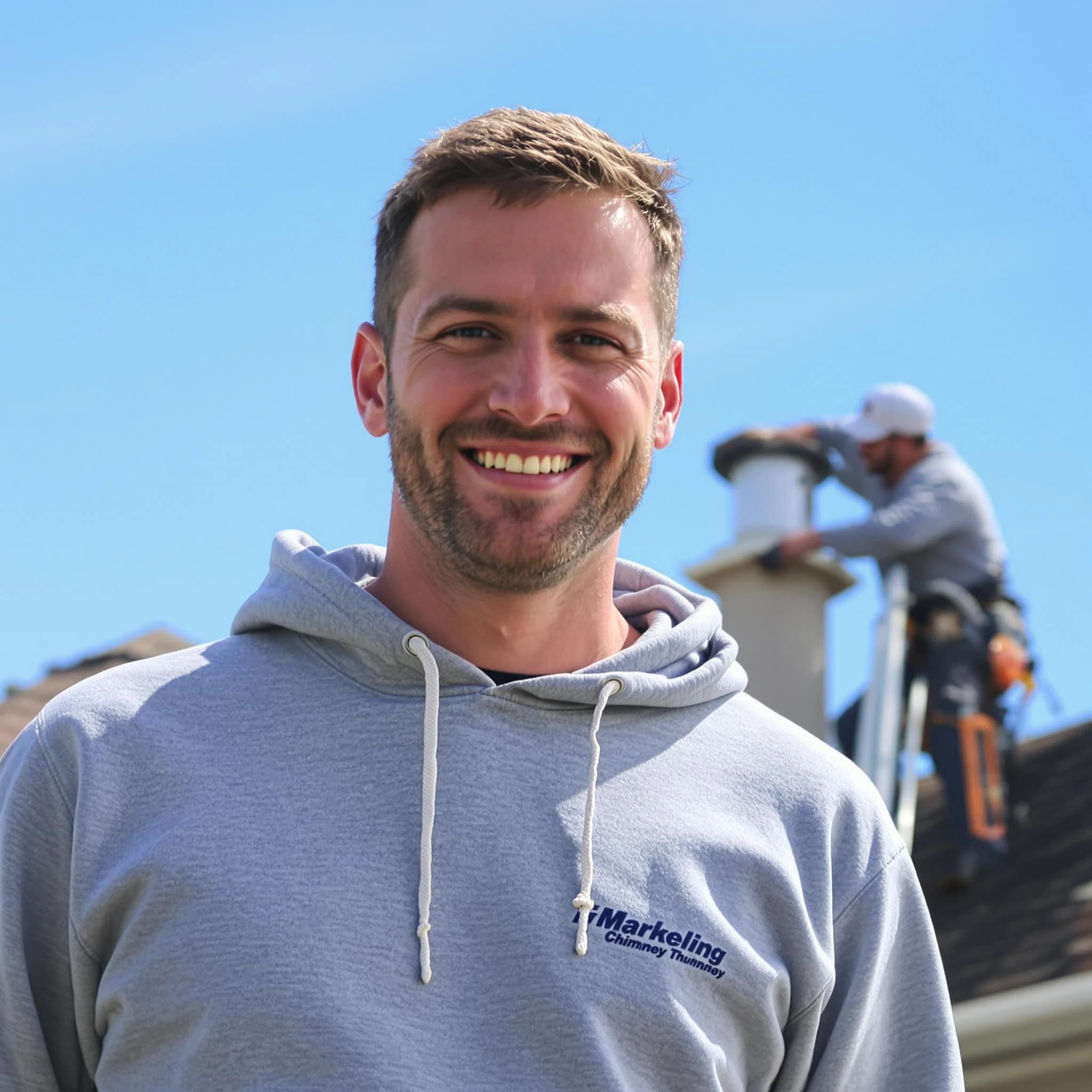 The East Providence Chimney Sweep team.